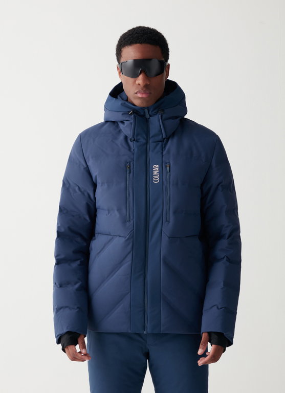 Colmar Skijacke 5-lagig mit Daunenfüllung (wattiert, wasserdicht, atmungsaktiv) blau Herren