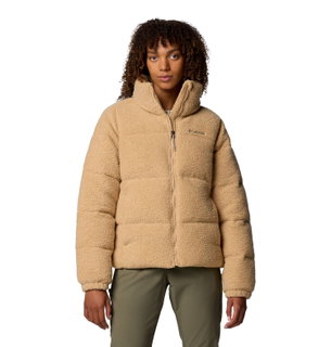 Columbia Winter-Fleecejacke Puffect Sherpa (Thermarator™ Isolierung) hellbraun Damen