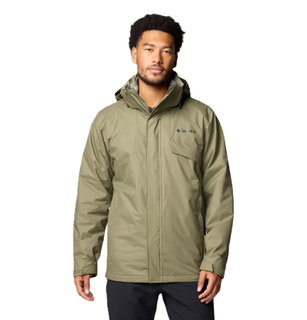 Columbia Winter-Wanderjacke Bugaboo III 3in1 Fleece Interchange (Omni-Heat Thermosystem, wasserdicht) olivegrün Herren