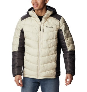 Columbia Winterjacke Labyrinth Loop mit Kapuze (Omni-Heat Infinity, synthetische Daunen) beige/stonegrau Herren