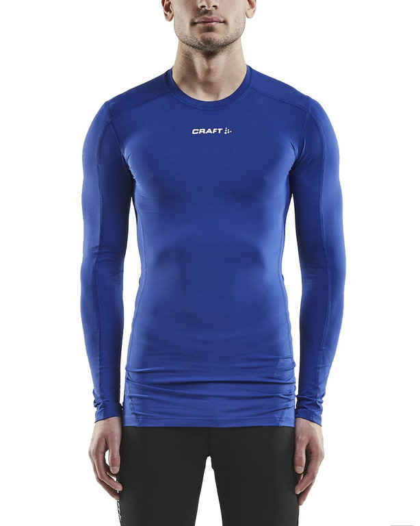 Craft Compression Long Sleeve Shirt (tight fit) Pro Control Underwear cobalt blue Men