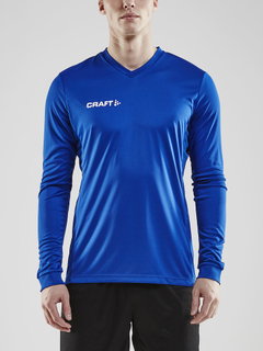 Craft Sport-Langarmshirt (Trikot) Squad Solid - hohe Elastizität, ergonomisches Design - kobaltblau Herren