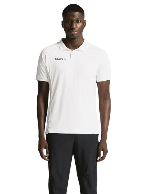 Craft Sport-Polo Ability (hoher Tragekomfort) weiss Herren