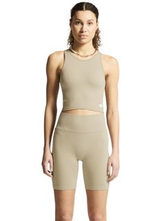 Craft Sport-Tank Collective Rib (Rippenstruktur, elastisches Material) beige Damen