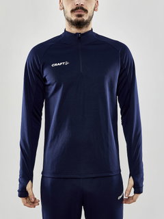 Craft Sport-Langarmshirt Evolve Halfzip - strapazierfähig, aus Stretchmaterial - navyblau Herren
