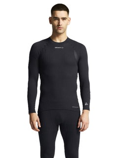 Craft Funktionsunterwäsche Langarmshirt Pro Active Extreme X (leichtes und sehr elastisches Material) schwarz Herren