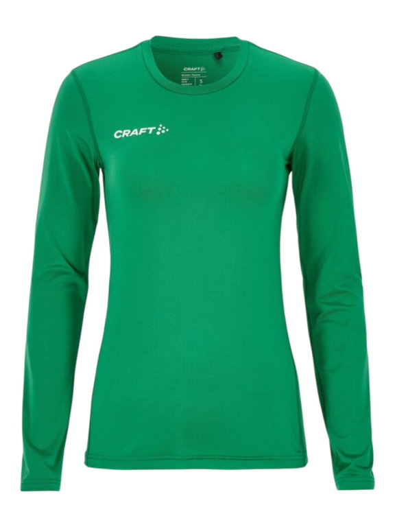 Craft Functional Underwear Long Sleeve Shirt Ability LS (Moisture Transport, Very Elastic Material) Green Ladies