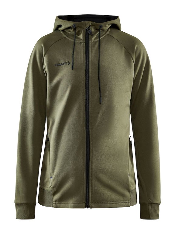 Craft Kapuzenjacke ADV Unify (funktionelles Recyclingpolyester) khakigrün Damen