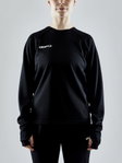 Craft Sport-Langarmshirt Evolve Crew Neck - aus Stretchmaterial - schwarz Damen