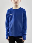 Craft Sport Long Sleeve Shirt Evolve Crew Neck - made of stretch material - cobalt blue Kids