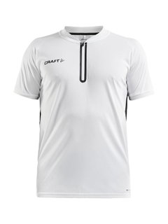Craft Sport-Polo Pro Control Impact (leicht, atmungsaktiv) weiss/schwarz Herren