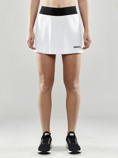 Craft Sport-Rock Squad Skirt - leicht, funktionell und Stretchmaterial, mit Innenslip - weiss Damen