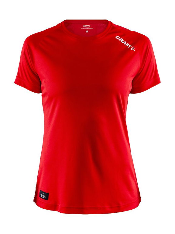 Craft Sport-Shirt Coummunity Function (100% Polyester, schnelltrocknend) rot Damen