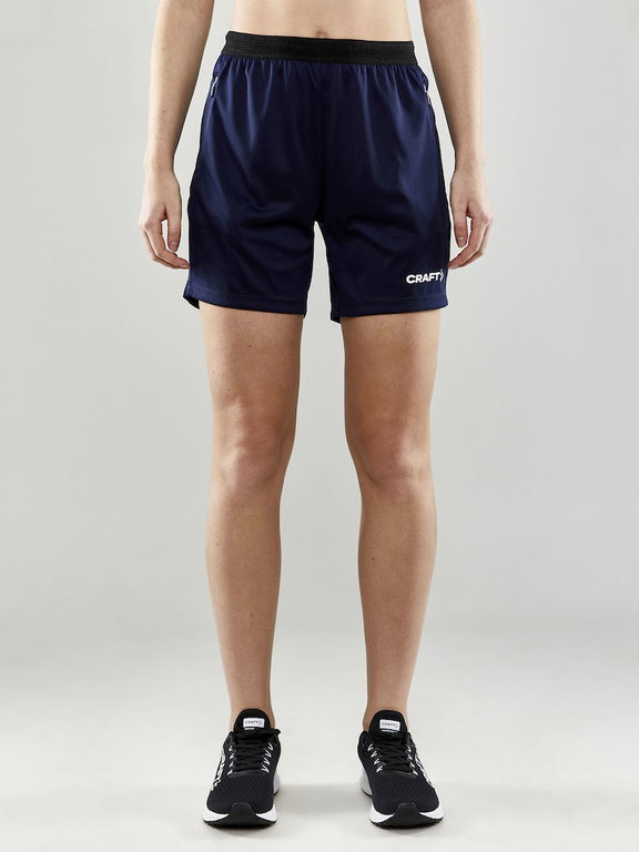 Craft Sporthose (Short) Evolve Zip Pocket - leicht, Reissverschlusstaschen - navyblau Damen