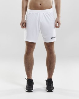 Craft Sporthose (Short) Squad Solid - ohne Innenshort, elastisches Material - weiss Herren