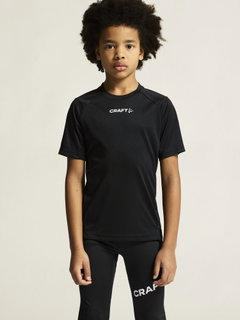Craft Sport-Tshirt Rush 2.0 Tee (leicht, funktionell) schwarz Kinder