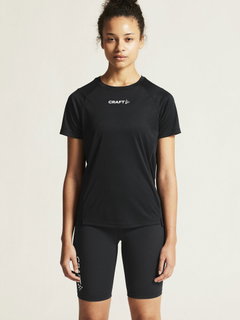Craft Sport-Shirt Rush 2.0 Tee (leicht, funktionell) schwarz Damen