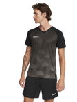 Craft Sport-Tshirt (Trikot) Premier Fade Jersey (rec. Polyester, V-Ausschnitt) schwarz Herren