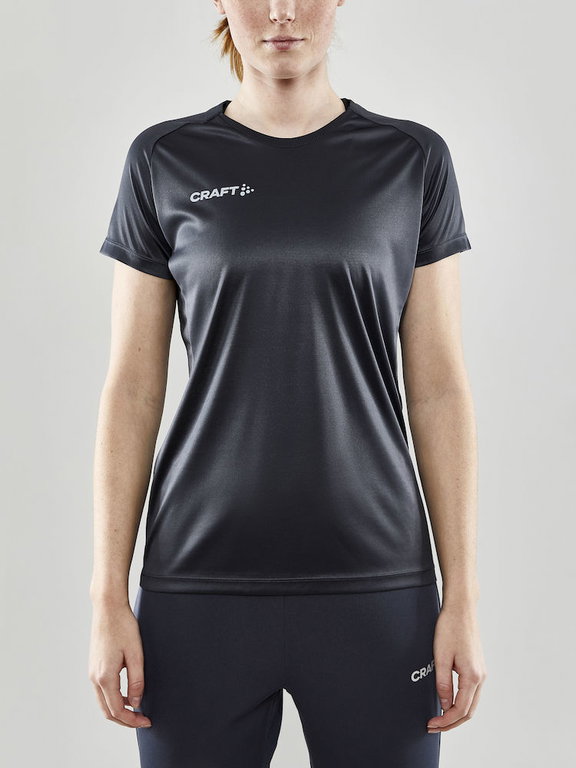 Craft Sport-Tshirt (Trikot) Evolve - leicht, funktionell - dunkelgrau Damen