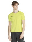 Craft Sport T-shirt Extend Jersey (rec. Polyester, Mesh inserts) yellow Men