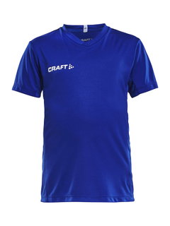 Craft Sport-Tshirt (Trikot) Squad Solid - lockere Schnitt, schnelltrocknend - kobaltblau Kinder