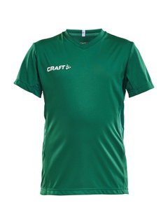 Craft Sport-Tshirt (Trikot) Squad Solid - lockere Schnitt, schnelltrocknend - grün Kinder