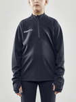 Craft Sport-Langarmshirt Evolve Halfzip - strapazierfähig, aus Stretchmaterial - dunkelgrau Kinder