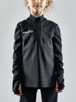 Craft Sport-Langarmshirt Evolve Halfzip - strapazierfähig, aus Stretchmaterial - schwarz Kinder