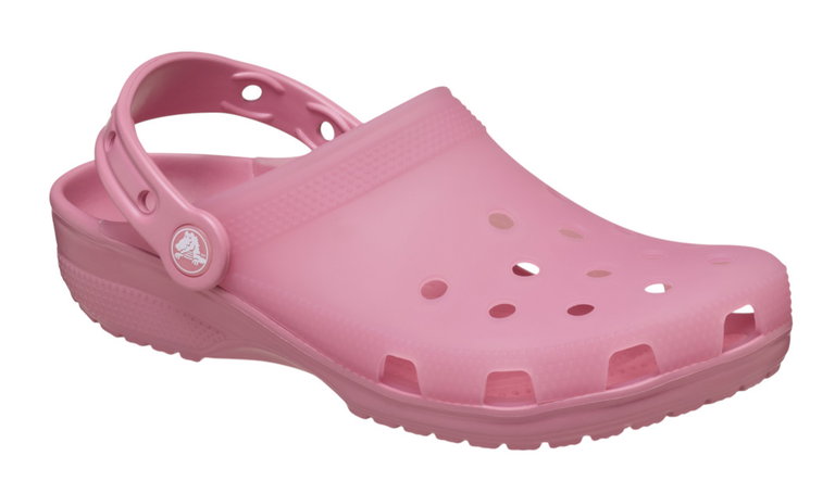 Crocs Classic Frosted Clog Sandals pink for women