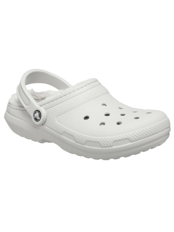 Crocs Sandale Classic Lined Clog (mit Innenfutter) beige/weiss - 1 Paar
