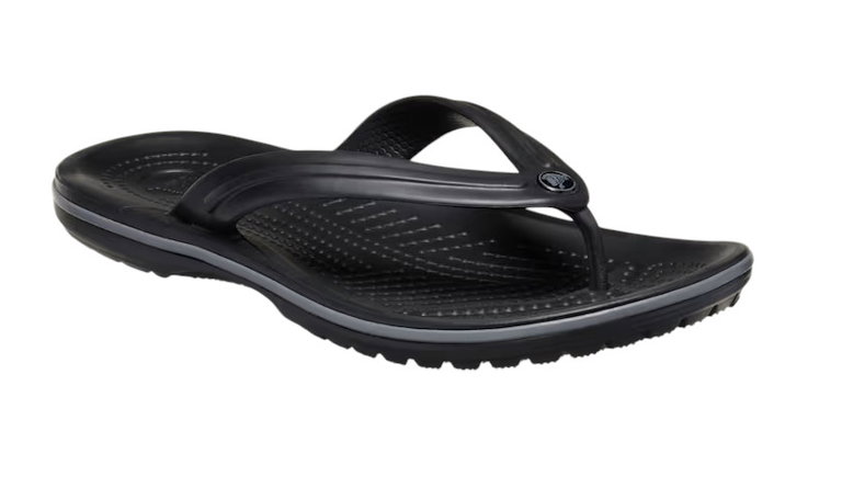 Crocs Zehensandalen Crocband Flip schwarz/grau - 1 Paar
