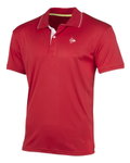 Dunlop Tennis-Polo Club (100% Polyester) rot Herren