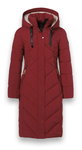 District Winter-Steppmantel Corvara (wasserabweisend, warm) rot Damen