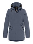District Winterjacke Winter mit Kapuze (Parka, winddicht, warm) airforce blau Herren