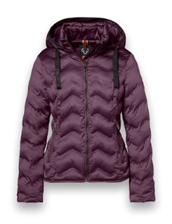 District Winterjacke Snowbird (mit Kapuze, wasserabweisend) burgunderrot Damen