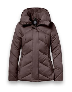 District Winterjacke Verbier (gefüttert, wasserabweisend) braun Damen