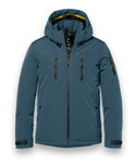 District Winter Jacket Wedge with Hood (warm, water-repellent) steel blue men's