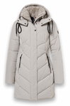 District Wintermantel Zodiac (mit Kapuze, warm, wasserabweisend) beige Damen