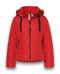 District Transition Jacket Bluebell (with hood, water-repellent) red ladies