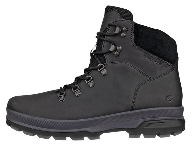 ECCO Winterschuhe Rugged Track WP Lace Boot (Premium-Leder, wasserdicht) schwarz Herren