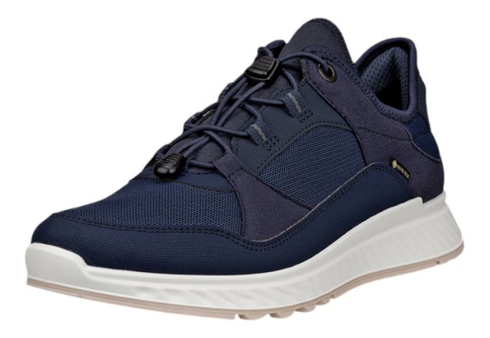 ECCO Sneaker Exostride W Low GTX TEX (wasserdicht, leicht, atmungsaktiv) dunkelblau Damen