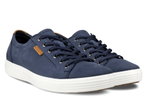 ECCO Sneaker Mens Soft 7 (aus Premium-Leder) marineblau Herren