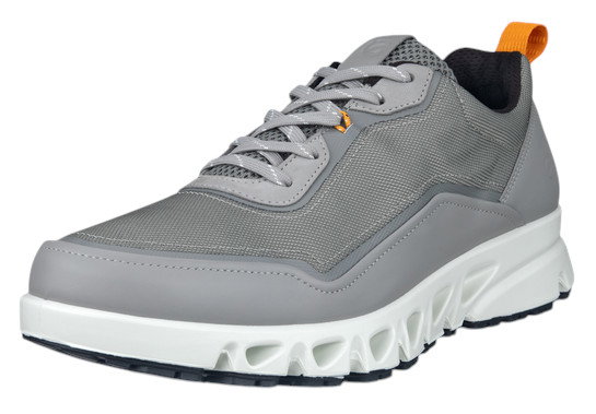 ECCO Sneaker Multi-Vent Gtxs Tex Lea (Vollnarbenleder, wasserdicht) grau Herren