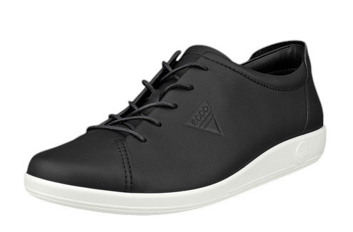 ECCO Sneaker Soft 2.0 Anniversary (ECCO Leder) schwarz Damen