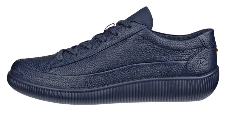 ECCO Sneaker Soft Zero WP (Premium-Leder, wasserdicht) marineblau Herren