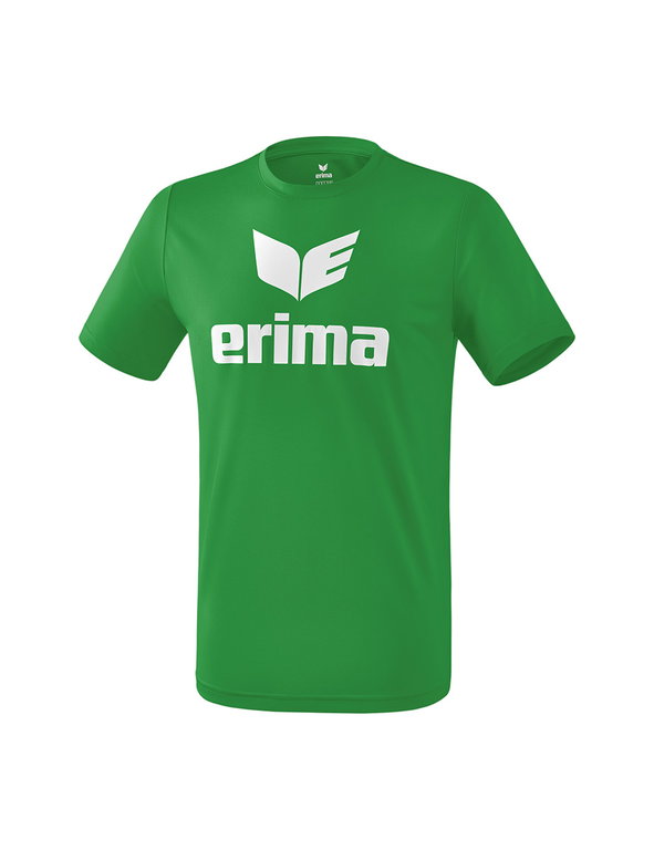 Erima Sport-Tshirt Promo (100% Polyester) dunkelgrün/weiss Herren