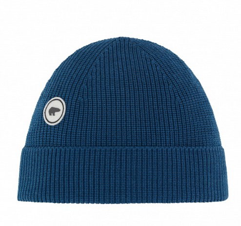 Polar Bear Beanie Mino - Merino Wool - Dark Blue