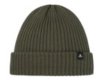 Eisbär Mütze (Beanie) Ripp MÜ 2.0 Rippstruktur - dunkelgrün - 1 Stück