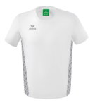 Erima Freizeit-Tshirt Essential Team - weicher Baumwollmix, klassischer Schnitt - weiss/grau Jungen