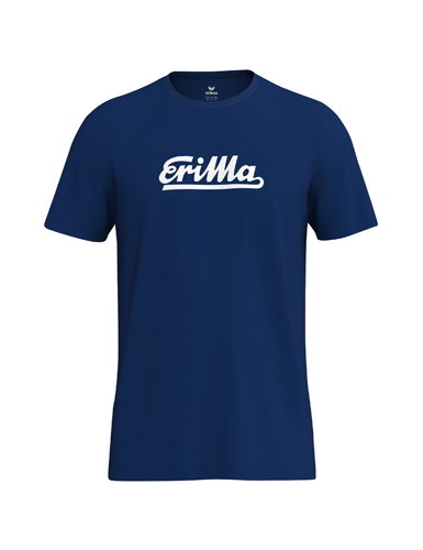 Erima Freizeit-Tshirt Retro 2.0 (100% Baumwolle) navyblau Herren
